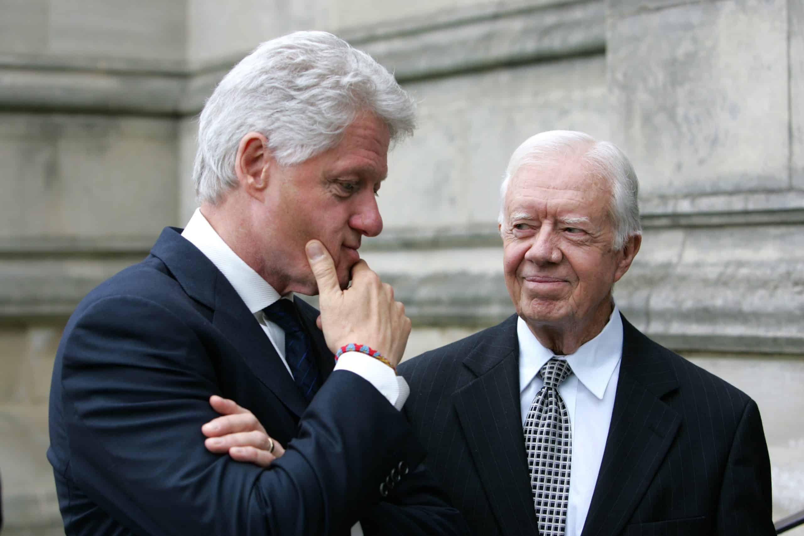 President Bill Clinton and President Jimmy Carter
